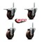 Service Caster 35 Inch High Temp Glass Filled Nylon 34 Inch Stem Caster Set 2 Total Lock Brakes SCC-TSTTL20S3514-GFNSHT-34212-2-S-2 - alternate 3